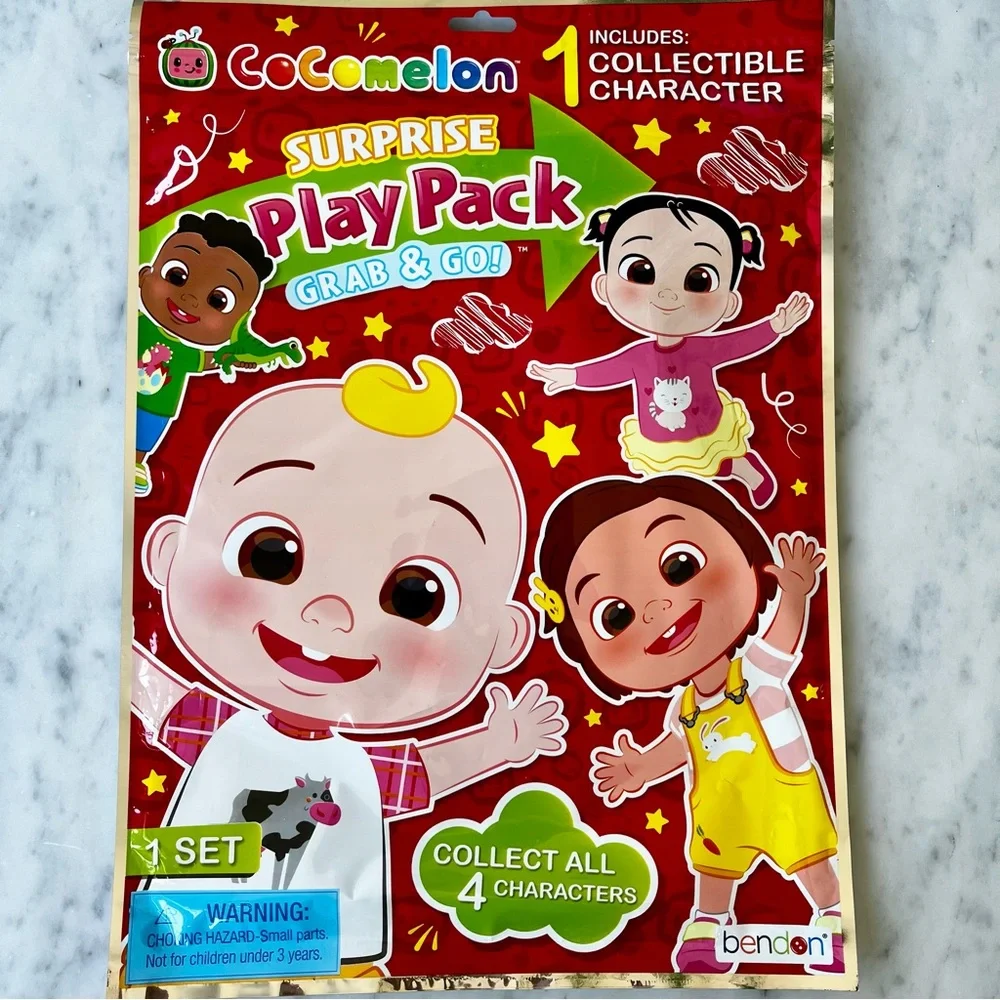 CoComelon Surprise Play Pack - Red Kids Activity Set